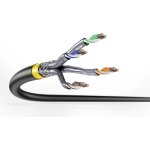 Cavo di Rete CAT 7A S-FTP Digitus 50m Nero
