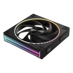 Refrigeração Ar Zalman 124 mm Preto 800-2300 RPM ZM-DF120 BLACK