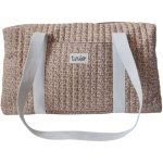 Bolsa Tineo Leopardo 40x22x24 cm Algodão 100% Fecho Organizador