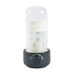 Beaba Babymilk Second Calienta Biberones Eléctrico Y Esterilizador, Azul Noche, Sistema De Vapor Cerrado, Temporizador Ajustable 1-5 Min, Para Biberones Y Tarritos