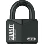 Lucchetto Abus Granit Plus 37/55 63 mm Acciaio Cementato Nero PVC