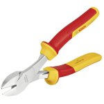 Bosch Professional 1600a02ne2 Alicates De Corte Diagonal Aislados Vde 205 Mm Con Mangos Bicolor Tpu, Acero Cromo-vanadio, Hasta 1.000 V (en/iec 60900)