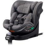 Babyauto Scudda Grey Dobby Asiento Coche 0-36 Kg I-size Giratorio 360° Isofix, Protección Lateral, Arnés 5 Puntos, 40-150 Cm