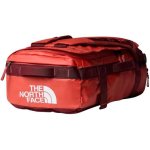 The North Face Base Camp Voyager Duffel 32l Mars Dust/sumac – Bolsa Convertible Con Apertura Tipo Concha, Funda Para Portátil Y Asas Acolchadas