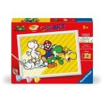 Kit Peinture par Numéros Ravensburger Super Mario CreArt Kids 18x24 cm avec Cadre et Acryliques