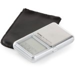 Domo Do9096w Báscula De Cocina Electrónica De Precisión 0,01 G, Capacidad 200 G, Pantalla Led, Táctil, Función Tara Y Tapa Transparente