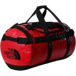 Reisetasche The North Face Base Camp Duffel M 71l Rot/Schwarz, recyceltes Polyester, Schultergurt