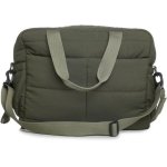 Thermobaby Plumea Bolso De Pañales Acolchado Kaki Con Cambiador Lavable, 9 Bolsillos Y 3 Isoterma Para Biberones, Asas Y Correa Ajustable, Enganche Para Carrito
