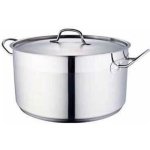 Olla Alta Baumalu De Acero Inoxidable 30 Cm, 11 L Con Tapa, Asas Remachadas, Base Difusora Triple Para Cocción Uniforme Compatible Con Inducción Y Apta Lavavajillas