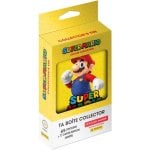 Boîte à Collectionner Panini Super Mario 2 Métal 13 Sachets 65 Stickers 1 Carte Mario
