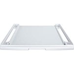 Bosch Wtz27400 Kit De Apilado Con Estante Deslizante Para Lavadoras De 60 Cm, Color Blanco