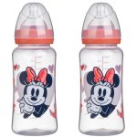 Disney Baby Minnie Collector Pack — Pack De 2 Biberones 360 Ml Anti-cólicos Con Tetina De Silicona Y Sistema Ajustable