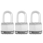 Cadenas Master Lock Haute Sécurité Acier 52mm Anse Carbure 4 Clés