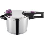 Olla A Presión Gsw System Plus 6 L 22 Cm De Acero Inoxidable 18/10 Compatible Con Inducción, Thermoboden, Control De Cocción 2 Posiciones, Incluye Cestillo Y Soporte