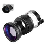 Objetiva 2 em 1 Grande Angular e Macro Neewer para Sony ZV1 Preto