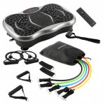 Pack Piattaforma Vibratoria Innovagoods con Altoparlante, Telecomando e Bande di Resistenza
