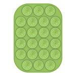 Supporto a ventosa Celly FIXSQUARE Verde Silicone Universale