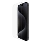 Belkin OVA160HQ Display-Schutzfolie für iPhone 16 Pro Max aus gehärtetem Glas transparent