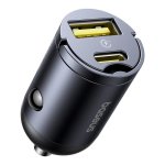 Cargador de Coche Baseus Tiny Star Mini USB-C y USB-A Negro