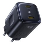 Cargador Baseus E0121F00 45W 2 Puertos USB-C Carga Rápida Negro
