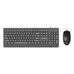 Teclado Philips 2000 series membrana completo con ratón óptico USB negro