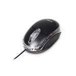 Mouse Urban Factory BDM02UF USB 800 DPI Nero Trasparente Ambidestro