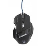 Ratón Catkil Alpha USB tipo A 2400 DPI Ambidextro Negro con Iluminación