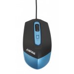 Ratón Catkil Dallas Óptico USB Tipo A 1000 DPI Negro Azul Plug&Play