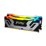 Memoria RAM Kingston FURY Renegade RGB 48GB 2x24GB DDR5 8400MHz CL40 CUDIMM Plata
