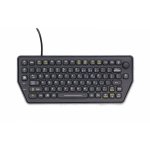 Clavier Gamber-Johnson 7300-0171 Mini filaire USB rétroéclairage rouge