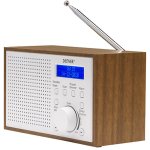 Radio Denver DAB-46WHITE Internet DAB+ FM 2W LCD Blanco/Marrón