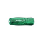 Unidad flash USB Intenso Rainbow Line 8 GB USB 2.0 Verde con tapa