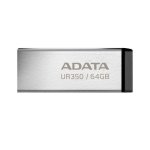 Memoria USB ADATA UR350 64 GB USB 3.2 Gen 1 Metal Negro Capless