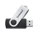 Memoria USB Intenso Office Line 64 GB USB-A 3.2 Gen 1x1 negro-plata