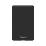 Caja PC Savio SAVAK-73 2.5" Aluminium Noir Compacte et Légère USB 2.0