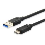 Cable USB 3.2 Gen 1 C à A Equip 0,25 m Noir