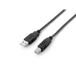 Cabo USB 2.0 EQUIP Tipo A a Tipo B 2 m preto