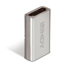 HDMI 2.1 Weiblich zu Weiblich Adapter Lindy Silber