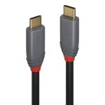 Kabel USB C zu USB C Lindy 3 m USB 3.2 Gen 2 10 Gbit/s Schwarz