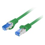 Netzwerkkabel Lanberg PCF6A-10CC Cat6a S/FTP 5 m grün