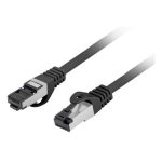 Netzwerkkabel Lanberg Cat8.1 S/FTP 3 m Schwarz