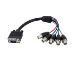 VGA HD15 zu 5 BNC RGBHV Adapterkabel StarTech.com 30 cm Männlich zu Weiblich