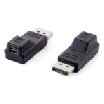 Adaptador DisplayPort a Mini DisplayPort EQUIP Macho-Hembra Negro