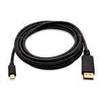 Cable V7 Mini DisplayPort a DisplayPort 3 m Negro