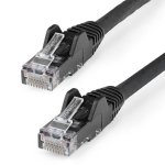 Kabel Ethernet CAT6 StarTech 10m LSZH Snagless PoE 100W Schwarz