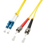 Cable de fibra óptica Lindy LC/ST 2 metros single-mode 9/125 µm
