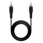 Audio-Kabel RCA Männlich 5 m Schwarz Nanocable