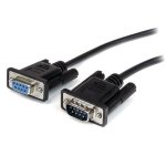 Cable Extensión Serial RS232 DB9 Macho a Hembra 50 cm StarTech.com Negro