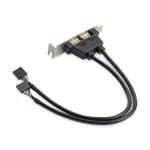 Carte Adaptateur USB 2.0 StarTech.com Profil Bas 2 Ports IDC