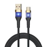 Cable USB-A a USB-C 3A 1 m Negro IGGUAL
